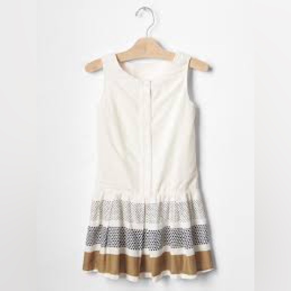 Gap Mix-Border Drop-Waist Dress - Picture 1 of 7
